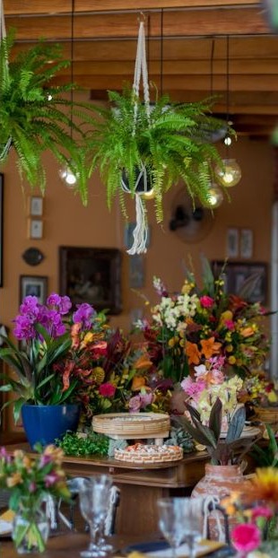 Ambiente preparado para uma celebração CasaCompotta